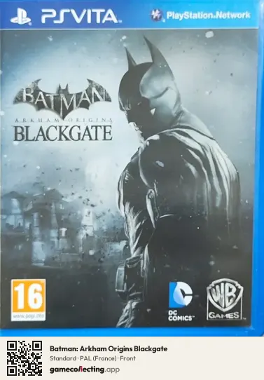 Batman: Arkham Origins Blackgate PlayStation Vita, France box front