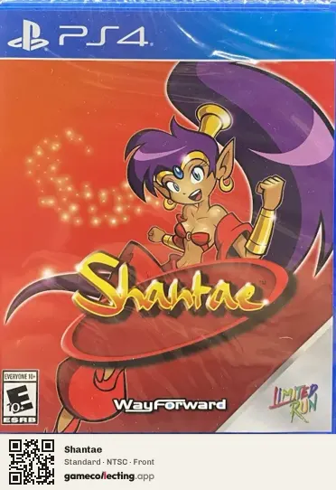 Shantae PlayStation 4, NTSC box front