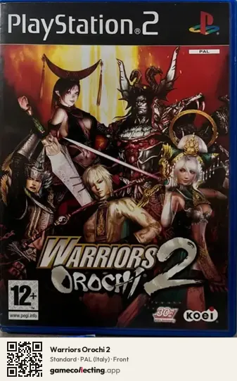 Warriors Orochi 2 PlayStation 2, Italy box front