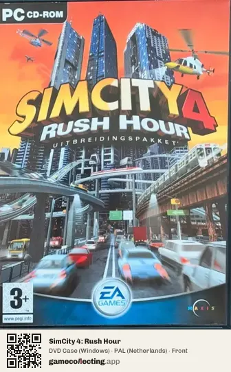 SimCity 4: Rush Hour Computer, Netherlands box front