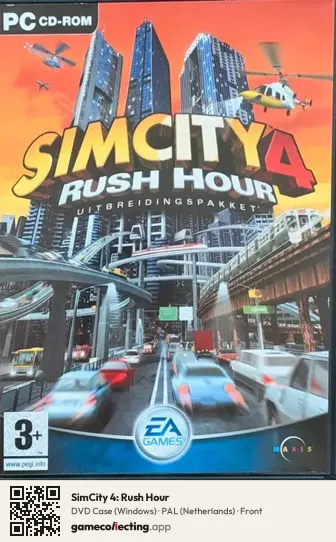 SimCity 4: Rush Hour Computer, Netherlands box front