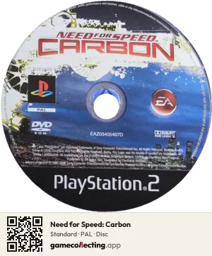 Need for Speed: Carbon PlayStation 2, PAL disc