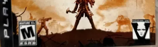 Red Faction: Guerrilla, the ESRB box on its front