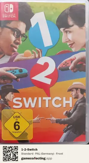 1-2-Switch Nintendo Switch, Germany box front