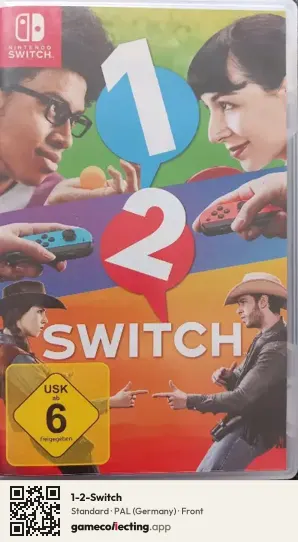 1-2-Switch Nintendo Switch, Germany box front