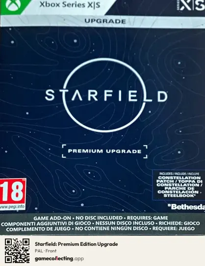 Starfield: Premium Edition Upgrade Xbox Series X, PAL box front