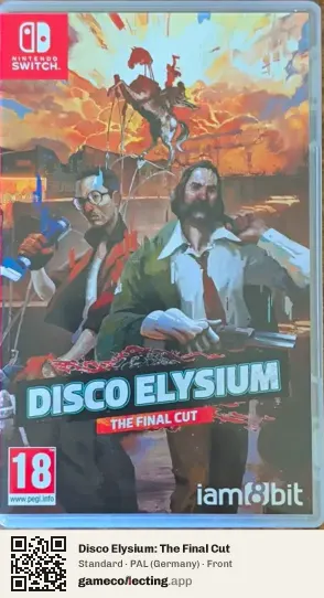 Disco Elysium: The Final Cut Nintendo Switch, Germany box front