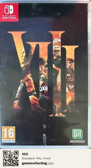 XIII Nintendo Switch, PAL box front