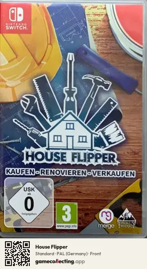 House Flipper Nintendo Switch, Germany box front
