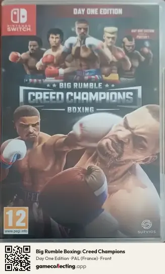 Big Rumble Boxing: Creed Champions Nintendo Switch, France box front