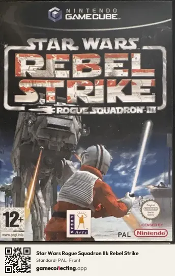 Star Wars Rogue Squadron III: Rebel Strike Nintendo GameCube, PAL box front