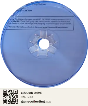 LEGO 2K Drive PlayStation 4, PAL disc