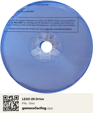 LEGO 2K Drive PlayStation 4, PAL disc