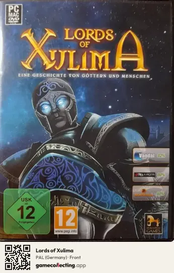 Lords of Xulima Computer, Germany box front