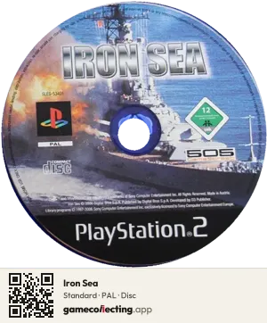 Iron Sea PlayStation 2, PAL disc