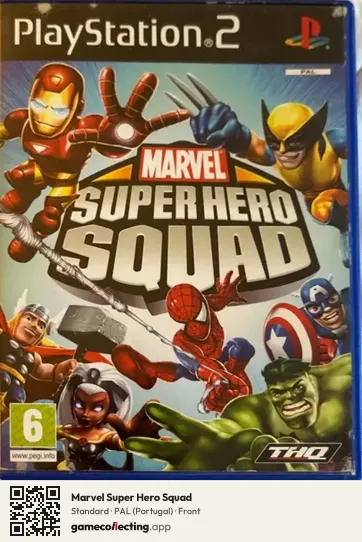 Marvel Super Hero Squad PlayStation 2, Portugal box front