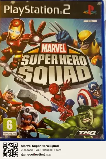 Marvel Super Hero Squad PlayStation 2, Portugal box front