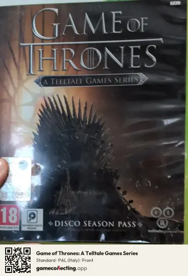 Game of Thrones: A Telltale Games Series Xbox 360, Italy box front