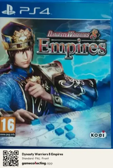 Dynasty Warriors 8 Empires PlayStation 4, PAL box front