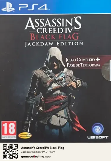Assassin's Creed IV: Black Flag PlayStation 4, PAL box front