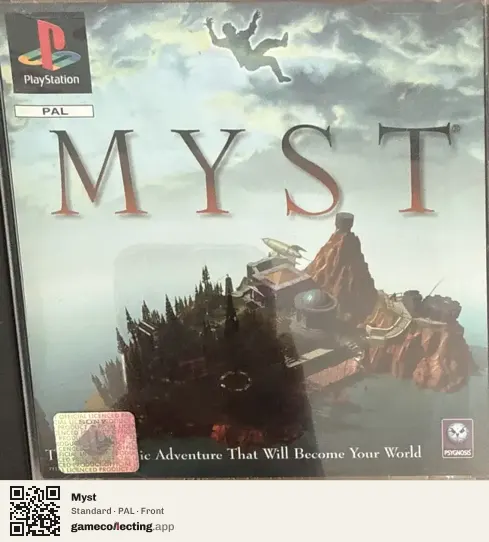 Myst PlayStation, PAL box front