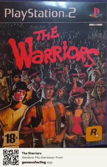 The Warriors PlayStation 2, Germany box front