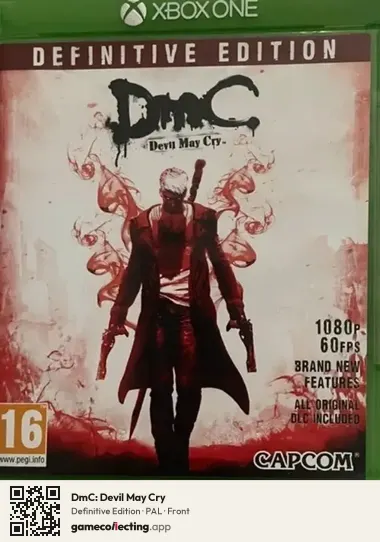 DmC: Devil May Cry Xbox One, PAL box front