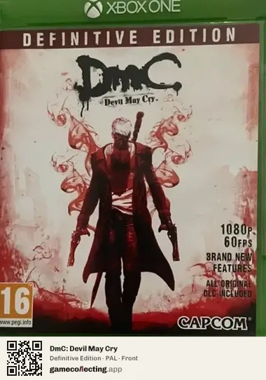 DmC: Devil May Cry Xbox One, PAL box front