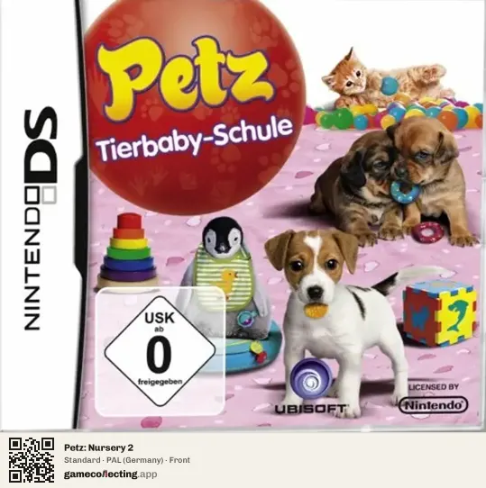 Petz: Nursery 2 Nintendo DS, Germany box front