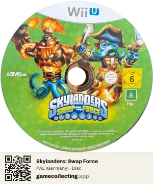 Skylanders: Swap Force Nintendo Wii U, PAL disc