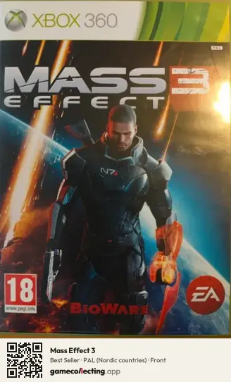 Mass Effect 3 Xbox 360, Nordic countries box front
