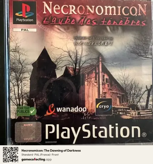 Necronomicon: The Dawning of Darkness PlayStation, France box front