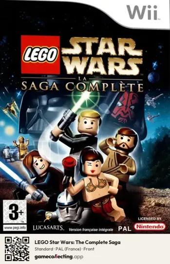 LEGO Star Wars: The Complete Saga Nintendo Wii, France box front