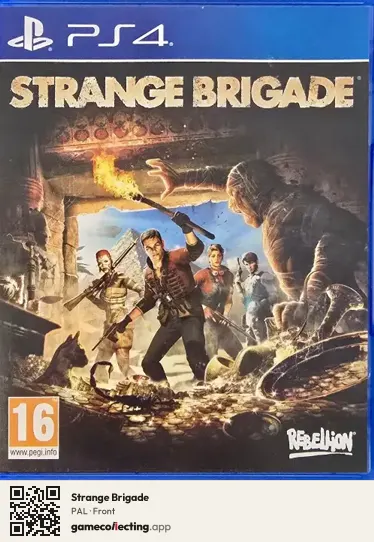 Strange Brigade PlayStation 4, PAL box front