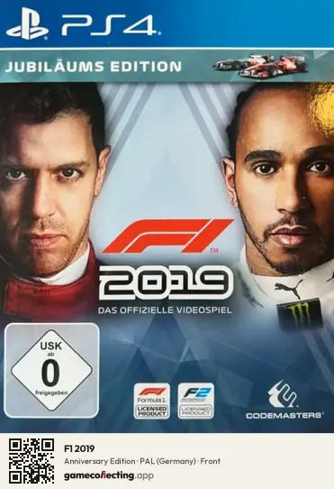 F1 2019 PlayStation 4, Germany box front