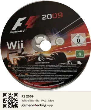 F1 2009 Nintendo Wii, PAL disc