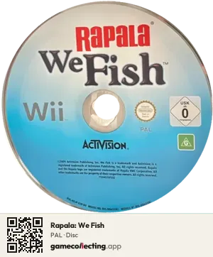Rapala: We Fish Nintendo Wii, PAL disc