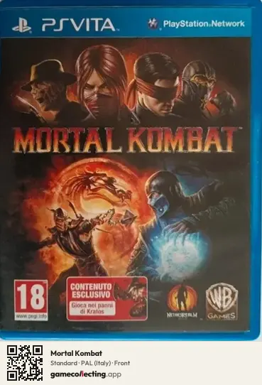 Mortal Kombat PlayStation Vita, Italy box front