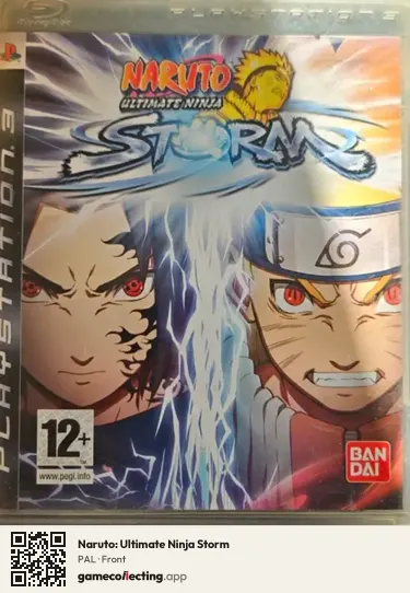 Naruto: Ultimate Ninja Storm PlayStation 3, PAL box front