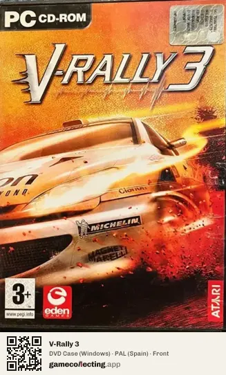 V-Rally 3 Computer, Spain box front