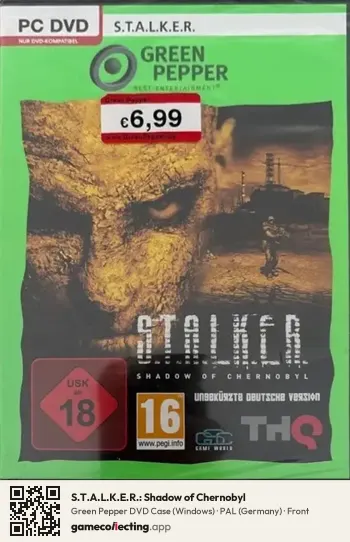 S.T.A.L.K.E.R.: Shadow of Chernobyl Computer, Germany box front