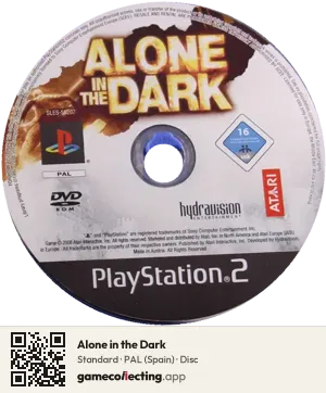 Alone in the Dark PlayStation 2, PAL disc
