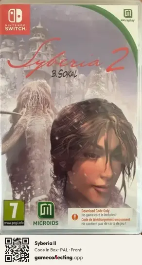 Syberia II Nintendo Switch, PAL box front