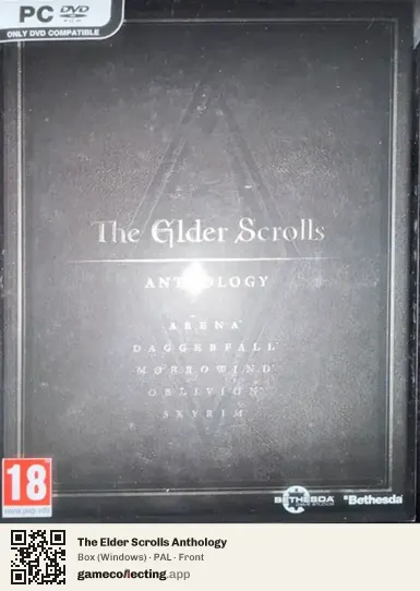 The Elder Scrolls Anthology Computer, PAL box front