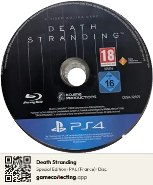 Death Stranding PlayStation 4, PAL disc
