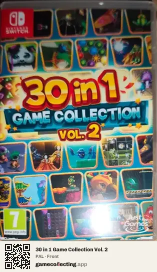 30 in 1 Game Collection Vol. 2 Nintendo Switch, PAL box front