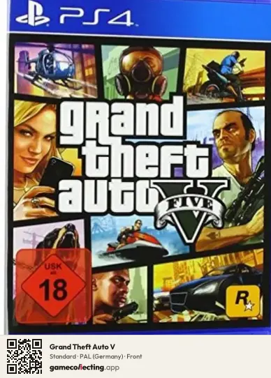 Grand Theft Auto V PlayStation 4, Germany box front