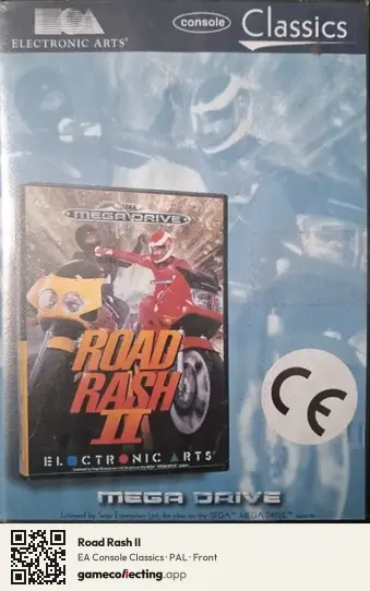 Road Rash II Sega Mega Drive / Genesis, PAL box front