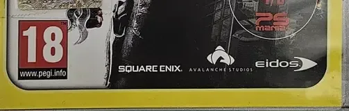 Just Cause 2, the PEGI square on its front