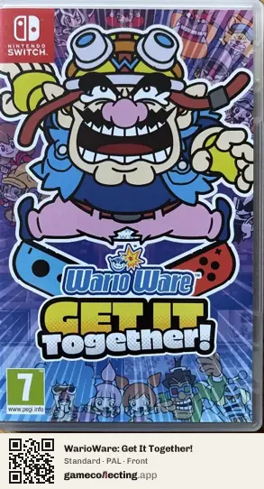 WarioWare: Get It Together! Nintendo Switch, PAL box front